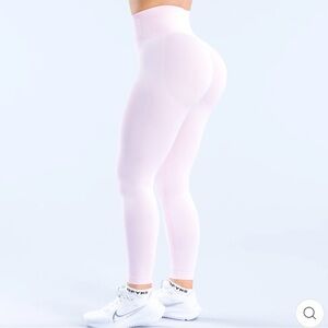 DFYNE Size Large Dynamic Legging in Light Rose Pink